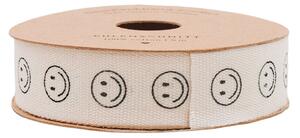 Bavlněná stuha Smileys – 5 m