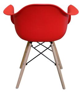 IDEA Nábytek Jídelní židle DUO červená
