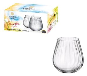 BOHEMIA COLUMBA OPTIC SKLENICE NA WHISKY 380ML SADA 2KS