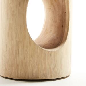 Dřevěný odkládací stolek Kave Home Halker 30 cm