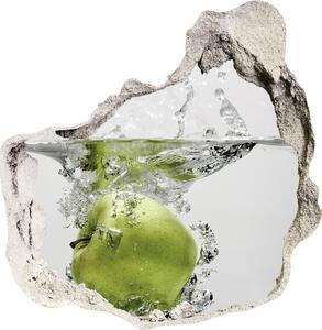 Nálepka 3D díra Jablko pod vodou nd-p-67341164