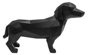 Time for home Černá dekorativní soška Origami Dog