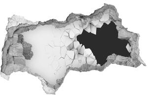 Díra 3D fototapeta nálepka Díra ve stěně nd-b-53922873