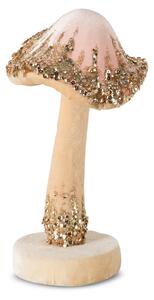 DEKORAČNÍ FIGURKA MUSHROOM SADA 2KS 12X24 CM VÍCEBAREVNÁ