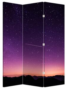 Paraván - Obloha s padající hvězdou (126x170 cm)