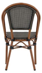 Jídelní židle Guarda, 2ks, černá, 85x50x57