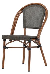 Jídelní židle Guarda, 2ks, černá, 85x50x57