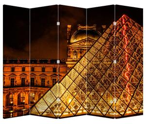 Paraván - Louvre v Paříži (210x170 cm)