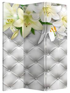 Paraván - Květiny lilií (126x170 cm)