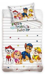 TipTrade Bavlněné povlečení do postýlky 135x100 + 40x60 - Tlapková Patrola Friends Forever