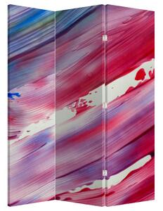 Paraván - Růžovomodré barvy (126x170 cm)