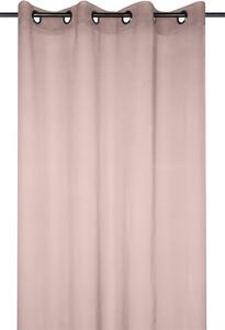 Dekorační záclona s kroužky MONNA růžová 135x260 cm France