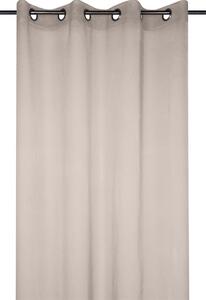 Dekorační záclona s kroužky MONNA béžová 135x260 cm France