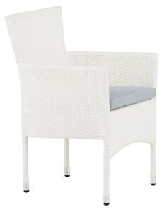 Jídelní židle Malina, 2ks, bílá, 86x58x60