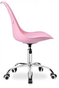 TZB Otočná židle Grover růžová