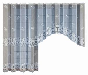 Dekorační žakárová záclona s řasící páskou MAXIMA 160 bílá 300x160 cm MyBestHome