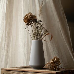 AmeliaHome Keramická váza Burmilla krémová