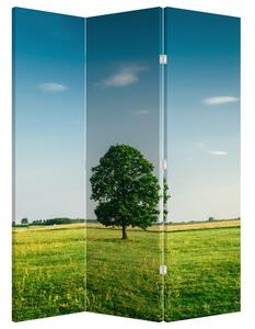 Paraván - Strom na louce (126x170 cm)