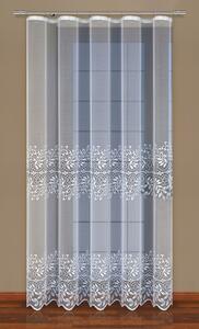 Dekorační žakárová záclona s řasící páskou ANKA 250 bílá 200x250 cm MyBestHome