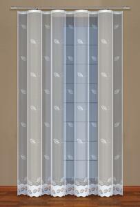Dekorační žakárová záclona s řasící páskou HELLEN 250 bílá 300x250 cm MyBestHome