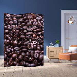 Paraván - Kávové zrna (126x170 cm)