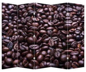 Paraván - Kávové zrna (210x170 cm)
