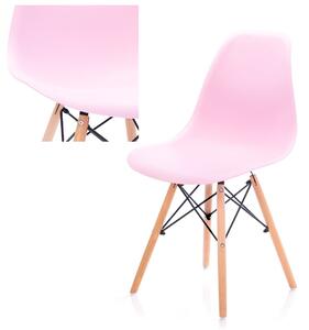 HOMEDE Jídelní židle Margot růžová