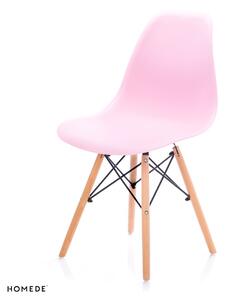 HOMEDE Jídelní židle Margot růžová
