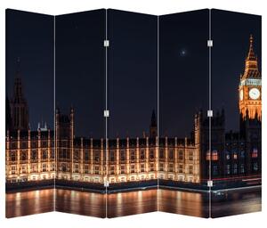 Paraván - Big Ben v Londýně (210x170 cm)