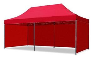 ShopJK Nůžkový stan profi 3 x 6 m červený