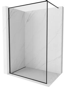 Mexen Kioto-F sprchová stěna Walk-in s rámem 70 x 202 cm, transparentní 8 mm, černá - 800-070-104-70-00