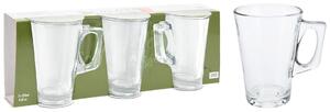 Skleněný hrnek Clear 250ml sada 3ks