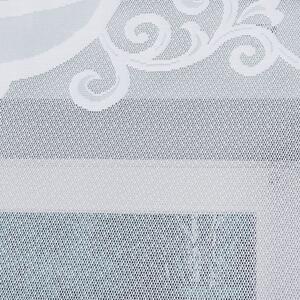 Dekorační oblouková krátká záclona na žabky DANUTA 160 bílá 160x160 cm MyBestHome