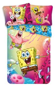 JERRY FABRICS Povlečení SpongeBob Bavlna, 140/200, 70/90 cm