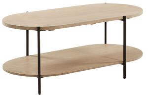 Dřevěný konferenční stolek Kave Home Palmia 110 x 55 cm