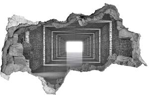 Díra 3D fototapeta na stěnu Tunel z cihly nd-b-73368031