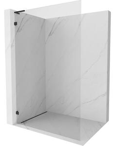 Mexen Lunar L sprchová stěna Walk-in levá 70 x 200 cm, transparentní 8 mm, černá - 830L-070-000-70-00-L