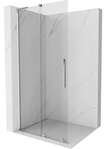 Mexen Velar L, posuvná sprchová zástěna Walk-in 120 x 200 cm, 8mm čiré sklo, chromová, 871-120-003-03-01