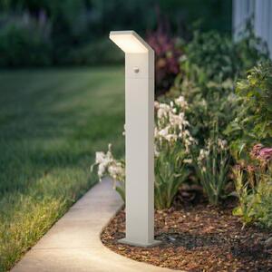 Arcchio LED osvětlení cesty Yolena, senzor, 100 cm, bílé, IP54, Bílá / opál, Hliník, Moderní