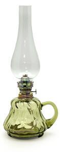 Sklárna Častolovice - Petrolejová lampa Tereza - Poly - lesní zelená