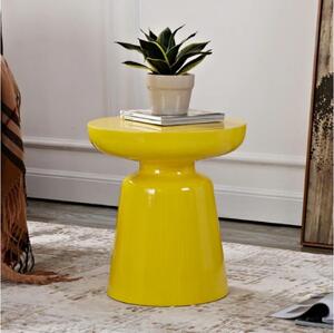Žlutý odkládací stolek Venolta