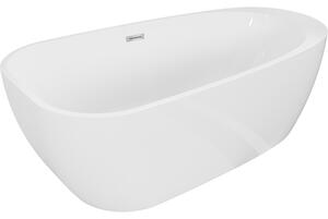Mexen Giada volně stojící vana 170 x 90 cm, bílá lesk, přepad chrom - 52741709000-01