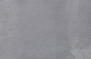 Hoorns Světle šedá sametová rohová pohovka Raden 266 cm, levá