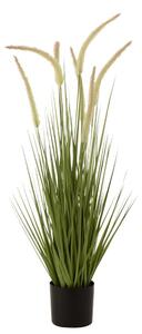 Dekorativní okrasná tráva v květináči - 11*90 cm - J-Line by Jolipa