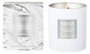 Stoneglow English Pear & Freesia Vonná svíčka, 220 g