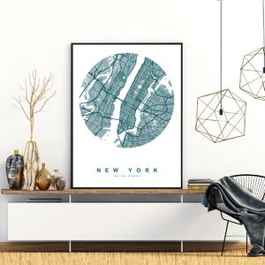 Plakát - New York (A4)