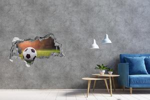 Fototapeta díra na zeď 3D Fotbal nd-b-110116373