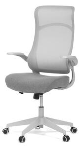 Ergonomická kancelářská židle DOMINIQUE - světle šedá síťovina