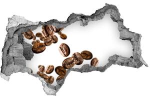 Nálepka díra na zeď beton Zrnka kávy nd-b-68369334