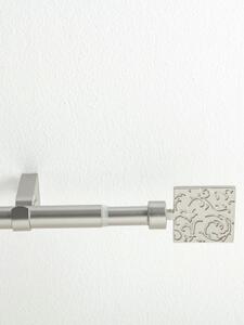 II. jakost Garnýž jednořadá Paolo - broušený nikl 120 - 210 cm